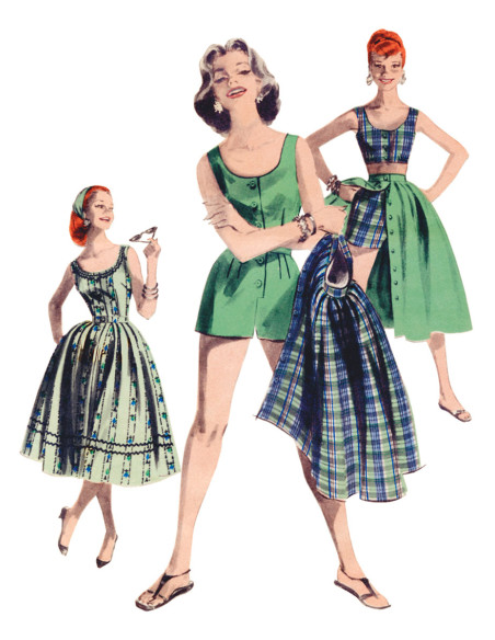 Modello di abito vintage - Butterick 6939