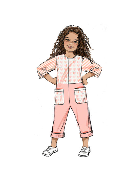 Modello di abito, tutina e cappello - Butterick 6937
