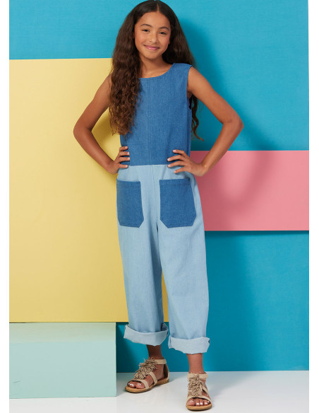 Modello di abito, tutina e cappello - Butterick 6937