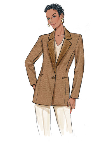Modello di giacca - Butterick 6960