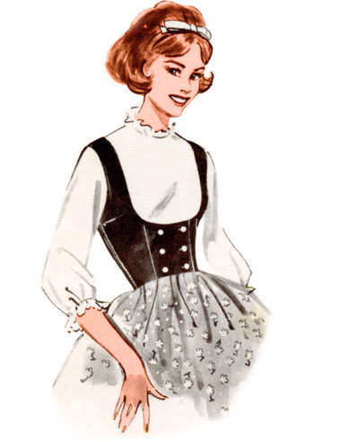 Modello di gilet - Butterick 7018