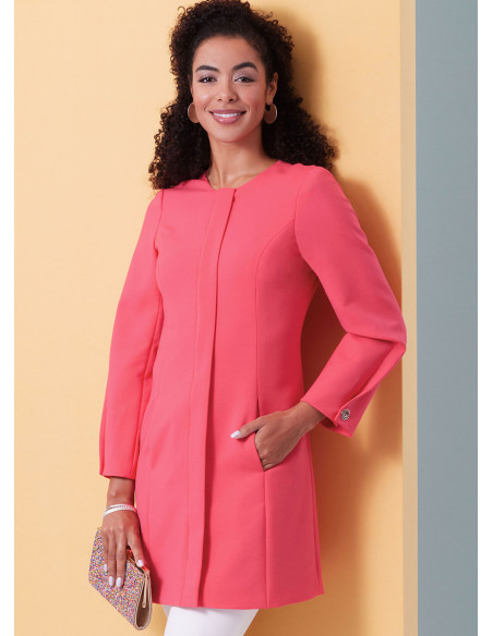 Modello di giacca aderente - Butterick 6979