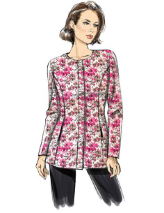 Modello di giacca aderente - Butterick 6979 2