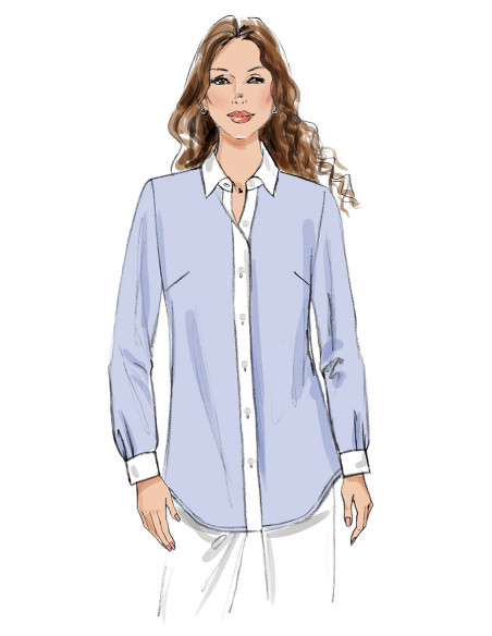 Modello di camicia - Butterick 7010
