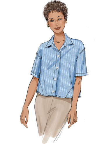 Modello di camicia - Butterick 7011