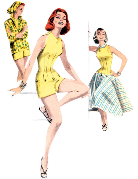 Modello di tuta corta - Butterick 6989