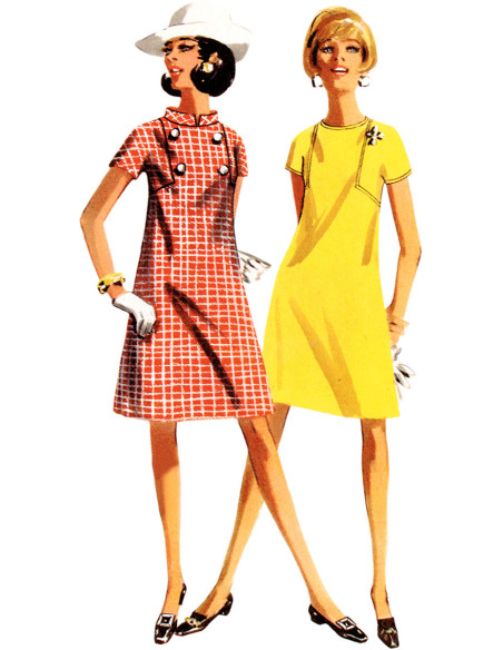 Modello di abito vintage - Butterick 6990