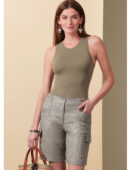 Modello di pantaloncini o pantaloni - Butterick 6998