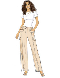 Modello di pantaloncini o pantaloni - Butterick 6998 2