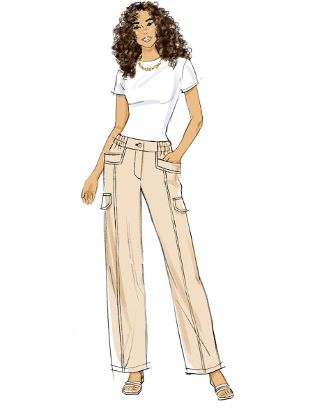 Modello di pantaloncini o pantaloni - Butterick 6998