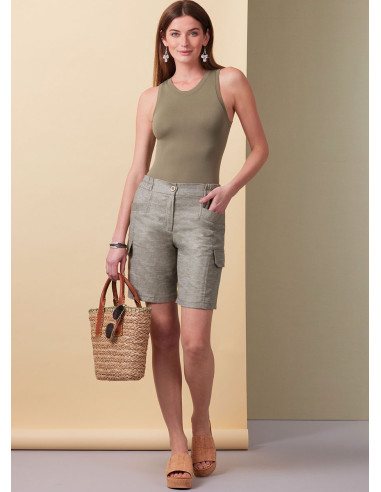 Modello di pantaloncini o pantaloni - Butterick 6998