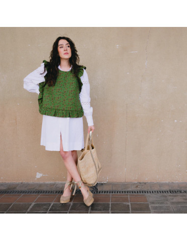 Modello di gilet o maglione senza maniche Brisbane - Ikatee