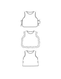 Modello di gilet o maglione senza maniche Brisbane kids - Ikatee 2