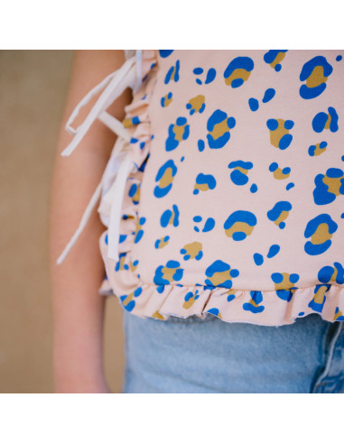 Modello di gilet o maglione senza maniche Brisbane kids - Ikatee