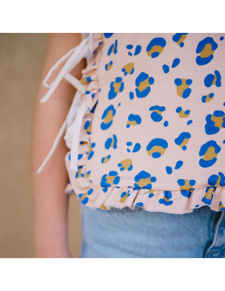 Modello di gilet o maglione senza maniche Brisbane kids - Ikatee