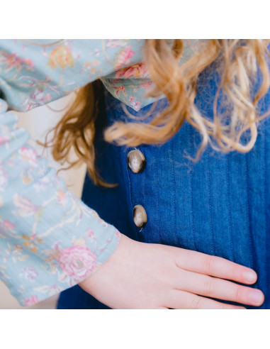 Modello di gilet o maglione senza maniche Brisbane kids - Ikatee
