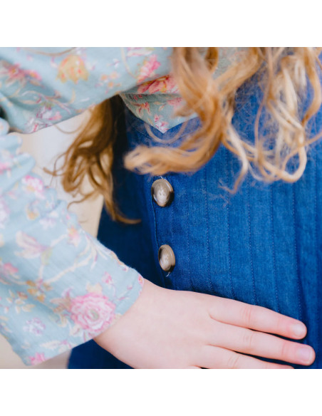 Modello di gilet o maglione senza maniche Brisbane kids - Ikatee