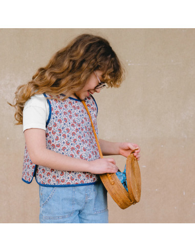 Modello di gilet o maglione senza maniche Brisbane kids - Ikatee