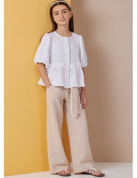 Modello di top - Butterick 7034
