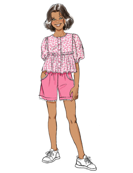 Modello di top - Butterick 7034