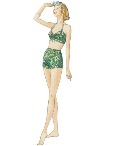 Modello di reggiseno, pantaloncini e soprattutto - Vogue 9255