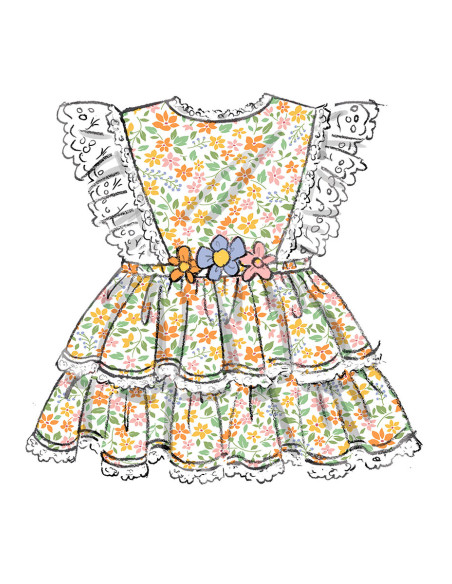 Modello di tutina - Butterick 7031