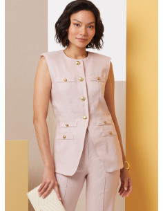 Modello di gilet - Butterick 7027