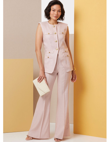 Modello di gilet - Butterick 7027