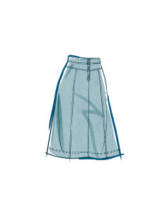 Modello di gonna - McCall's 8390 2