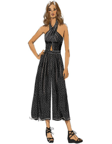 Modello di tutina e tuta - Vogue 9259