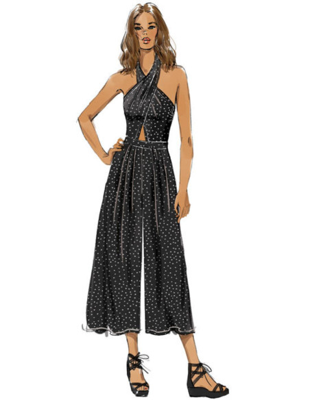 Modello di tutina e tuta - Vogue 9259