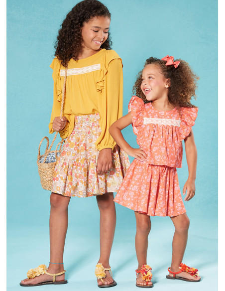 Modello di top e gonna - McCall's 8373