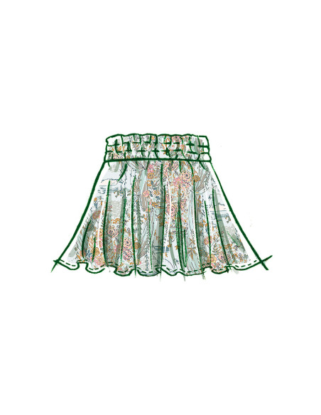 Modello di top e gonna - McCall's 8373