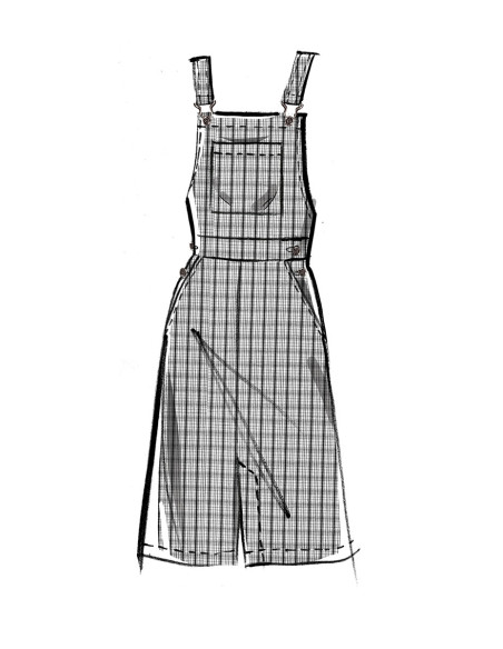 Modello di gonna salopette - McCall's 8345
