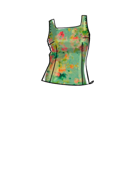 Modello di top - McCall's 8287