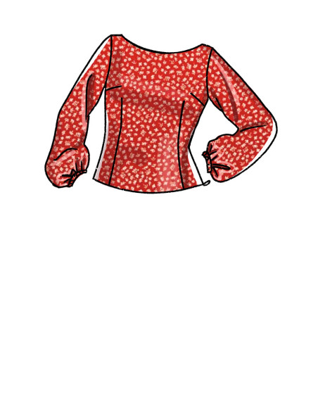 Modello di top - McCall's 8287