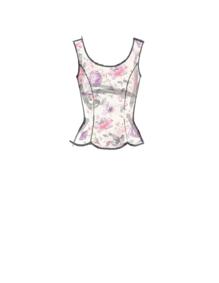 Modello di top - McCall's 8255