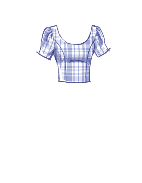 Modello di top - McCall's 8255