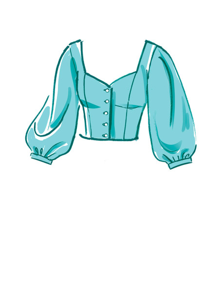 Modello di top - McCall's 8181