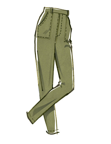 Modello di jeans e salopette - McCall's 8162
