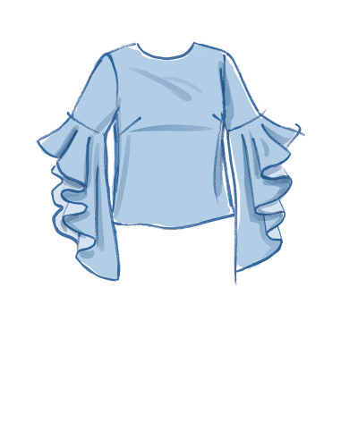 Modello di top - McCall's 8161