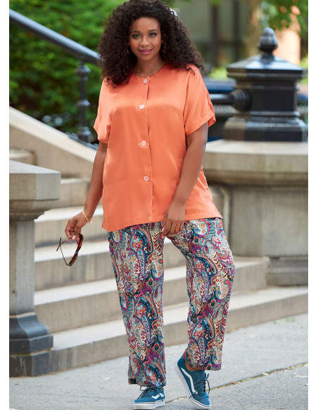 Cartamodello per camicia, top, gonna e pantaloni - McCall's 8159