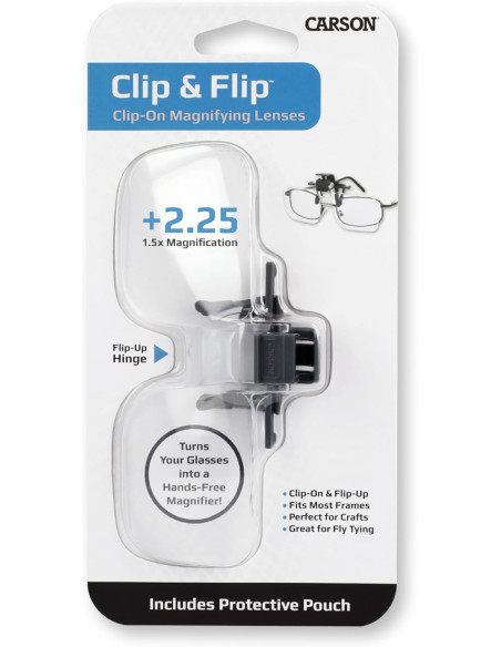 Sovraocchiali a clip con ingrandimento X1.5 Carson Optical