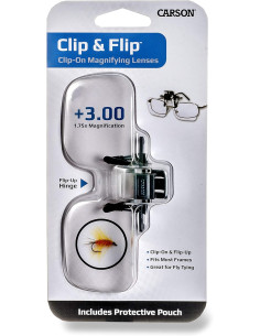 Sovraocchiali a clip con ingrandimento X1.75 Carson Optical