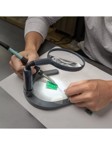 Lampada con lente d'ingrandimento da tavolo ultra luminosa Carson Optical