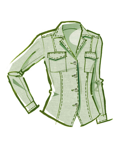 Modello di giacca camicia - McCall's 8504