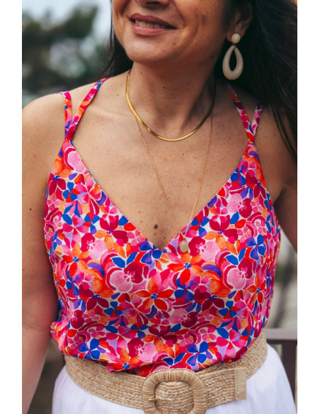 Tessuto popeline di viscosa Bloom - My Dress Made