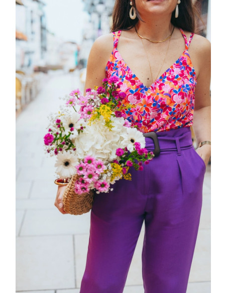 Tessuto popeline di viscosa Bloom - My Dress Made