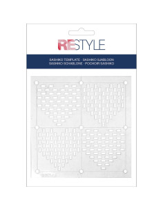Modello per sashiko Restyle - Cuori