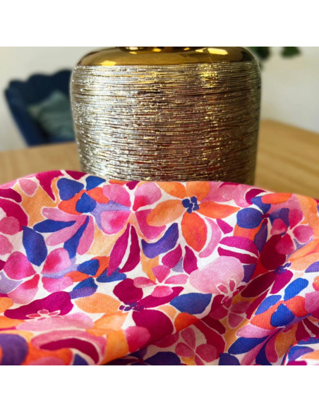Tessuto popeline di viscosa Bloom - My Dress Made